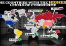 Russia tops the list of the countries with highest levels of cybercrime in the world
